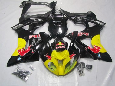 Carenagem Moto S1000RR 09-14 - Amarelo Preto RedBull