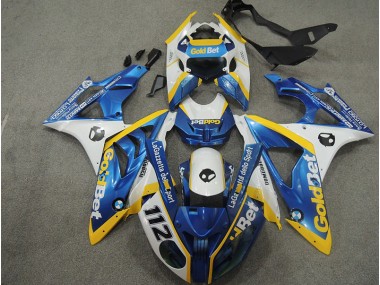 Carenagem Moto S1000RR 09-14 - Branco Azul GoldBet 112