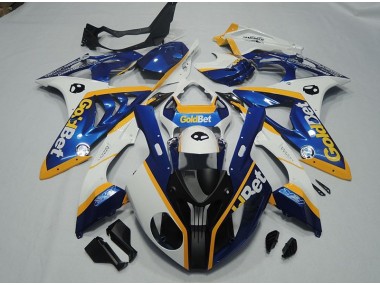 Carenagem Moto S1000RR 09-14 - Preto Azul Branco GoldBet