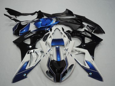 Carenagem Moto S1000RR 09-14 - Preto Branco Azul