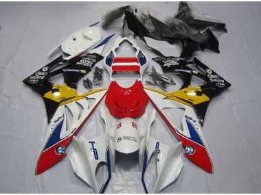 Carenagem Moto S1000RR 09-14 - Vermelho Branco Amarelo