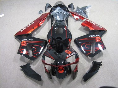 Carenagem Moto ZX10R 03-05 - Preto Vermelho Racardi