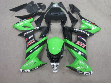 Carenagem Moto ZX10R 08-10 - Preto Verde