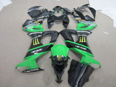 Carenagem Moto ZX10R 08-10 - Preto Verde Monster