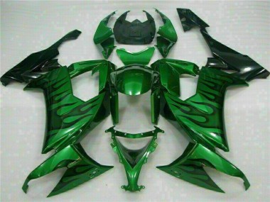 Carenagem Moto ZX10R 08-10 - Verde Chama