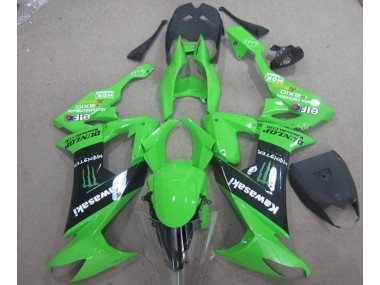 Carenagem Moto ZX10R 08-10 - Verde Preto Monster