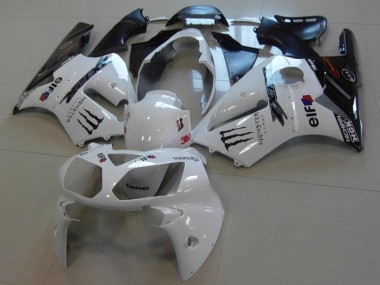 Carenagem Moto ZX12R 02-06 - Branco Monster