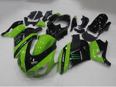 Carenagem Moto ZX14R ZZR 1400 06-11 - Verde Monster