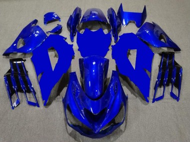 Carenagem Moto ZX14R ZZR 1400 12-21 - Azul Preto