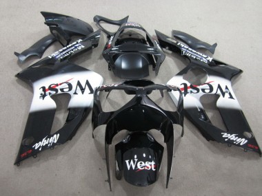 Carenagem Moto ZX6R 03-04 - Preto West Ninja 636