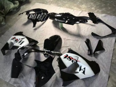 Carenagem Moto ZX9R 00-01 - Preto Brilhante Branco