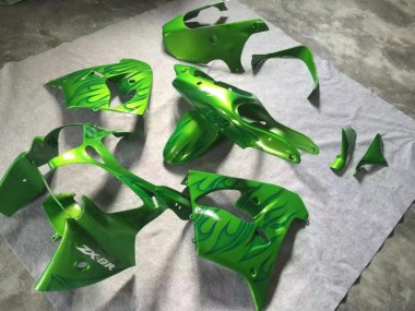 Carenagem Moto ZX9R 00-01 - Verde Verde Chama