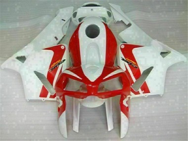 Carroçaria Moto CBR 600RR 05-06 - Vermelho Branco