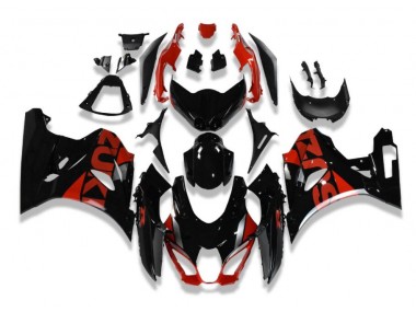 Carroçaria Moto GSXR 1000 17-23 - Preto Vermelho