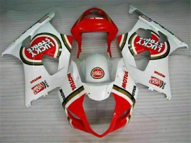 Carroçaria Moto GSXR 1000 K3 03-04 - Vermelho Branco