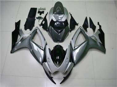 Carroçaria Moto GSXR 600 / 750 K6 06-07 - Prata Cinzento