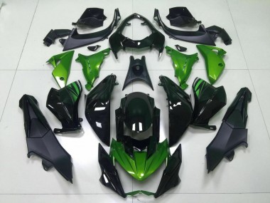 Injeção Kit Carenagem Moto R1 00-01 - Verde Preto