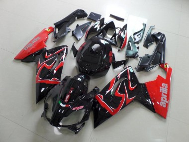 Injeção Kit Carenagem RS 125 06-11 - Preto & Vermelho