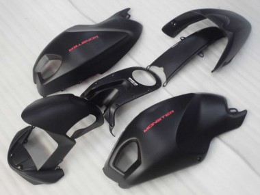 Injeção Kits Carenagem Moto Ducati Monster 696 08-12 - Preto Vermelho Monster