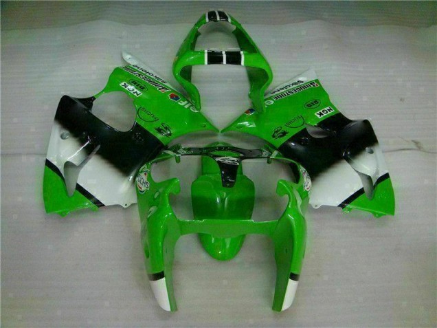 Injeção Kits Carenagem Moto ZX6R 00-02 - Verde Preto