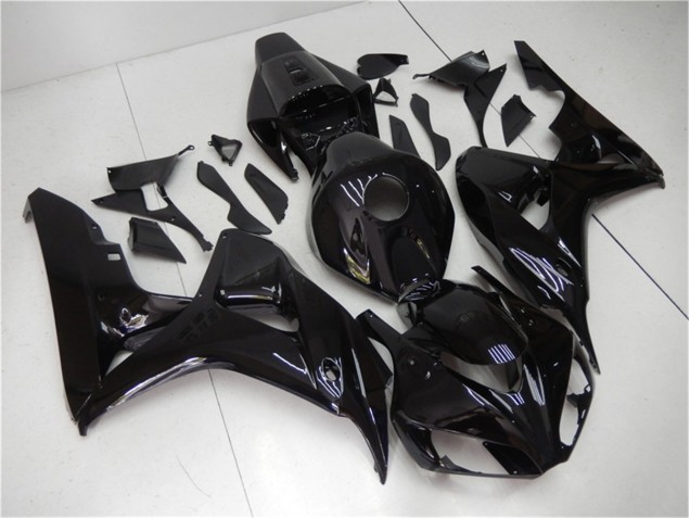 Kit Carenagem Moto CBR 1000RR 06-07 - Preto Brilhante