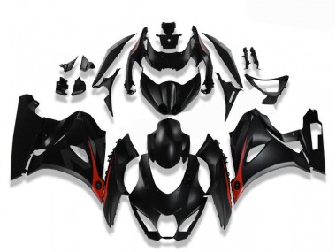 Kit Completo Carenagem Moto GSXR 1300 Hayabusa 96-07 - Preto Vermelho