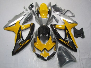 Kits Carenagem Moto GSXR 1000 K7 07-08 - Amarelo Preto