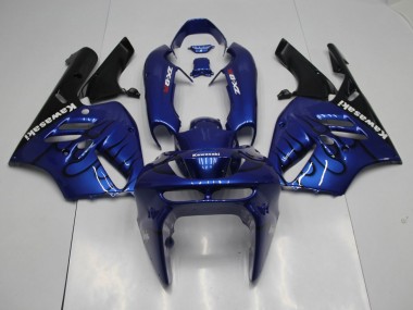 Kits Carenagem Moto ZX9R 94-97 - Azul Preto Chama