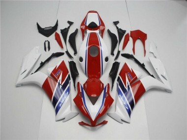 Kits Completo Carenagem Moto CBR 1000RR 12-16 - Vermelho Branco Azul