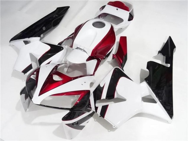 Kits Completo Carenagem Moto CBR 600RR 05-06 - Vermelho Branco Preto