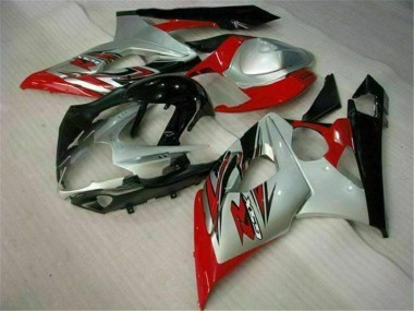 Moto Plástico GSXR 1000 K5 05-06 - Vermelho Branco