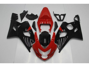 Moto Plásticos GSXR 750 K4 04-05 - Vermelho Preto